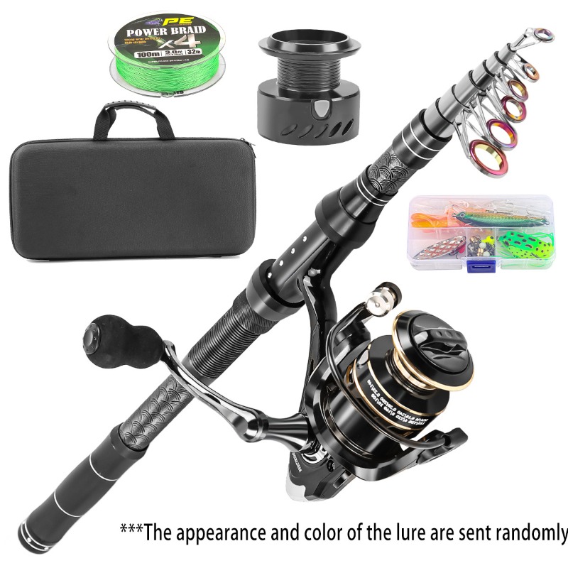 Reel Spare Spool - Carbon Fiber Telescopic Fishing Rod Reel