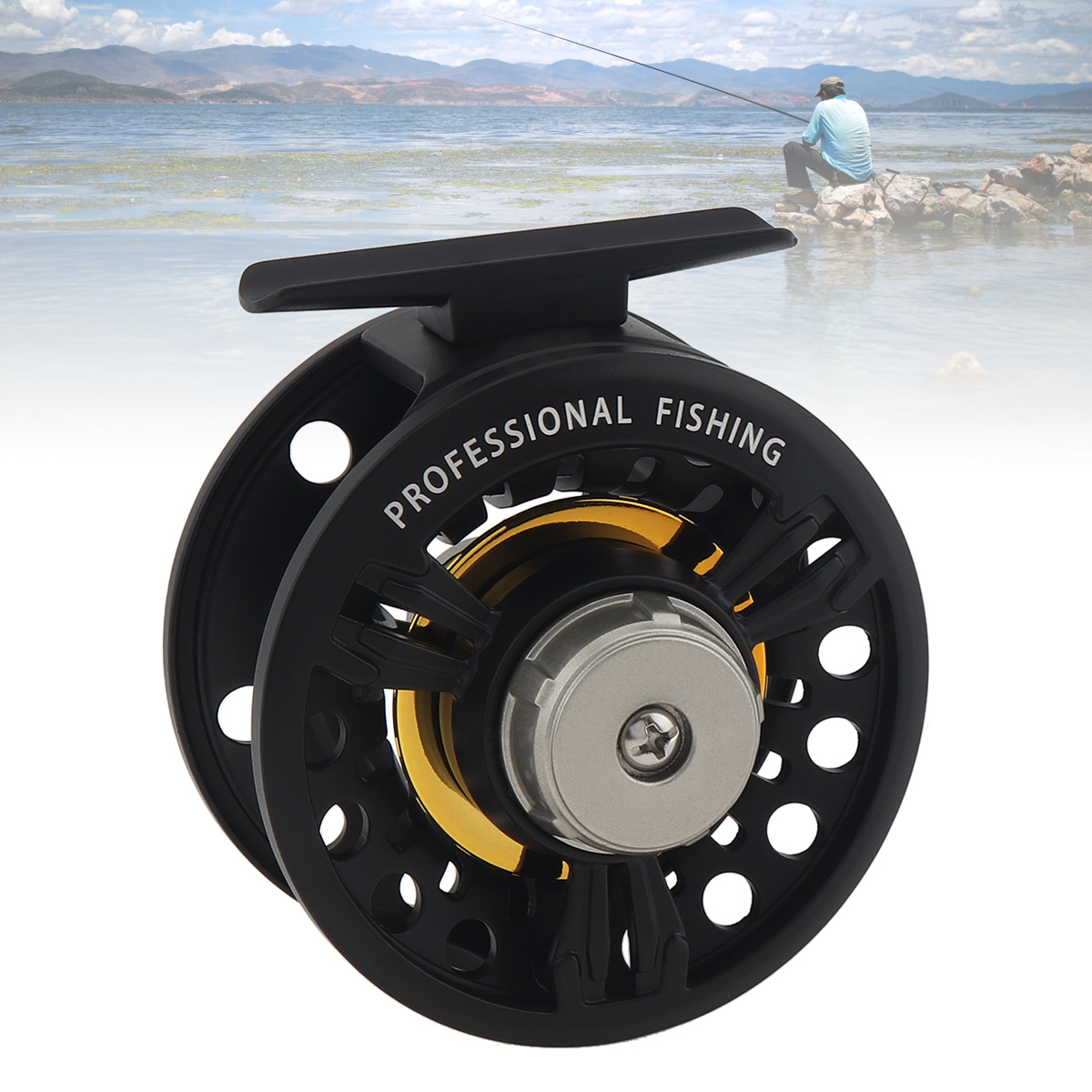 Ice Fishing Reel - 3BB Ball Bearing Full Metal Fly