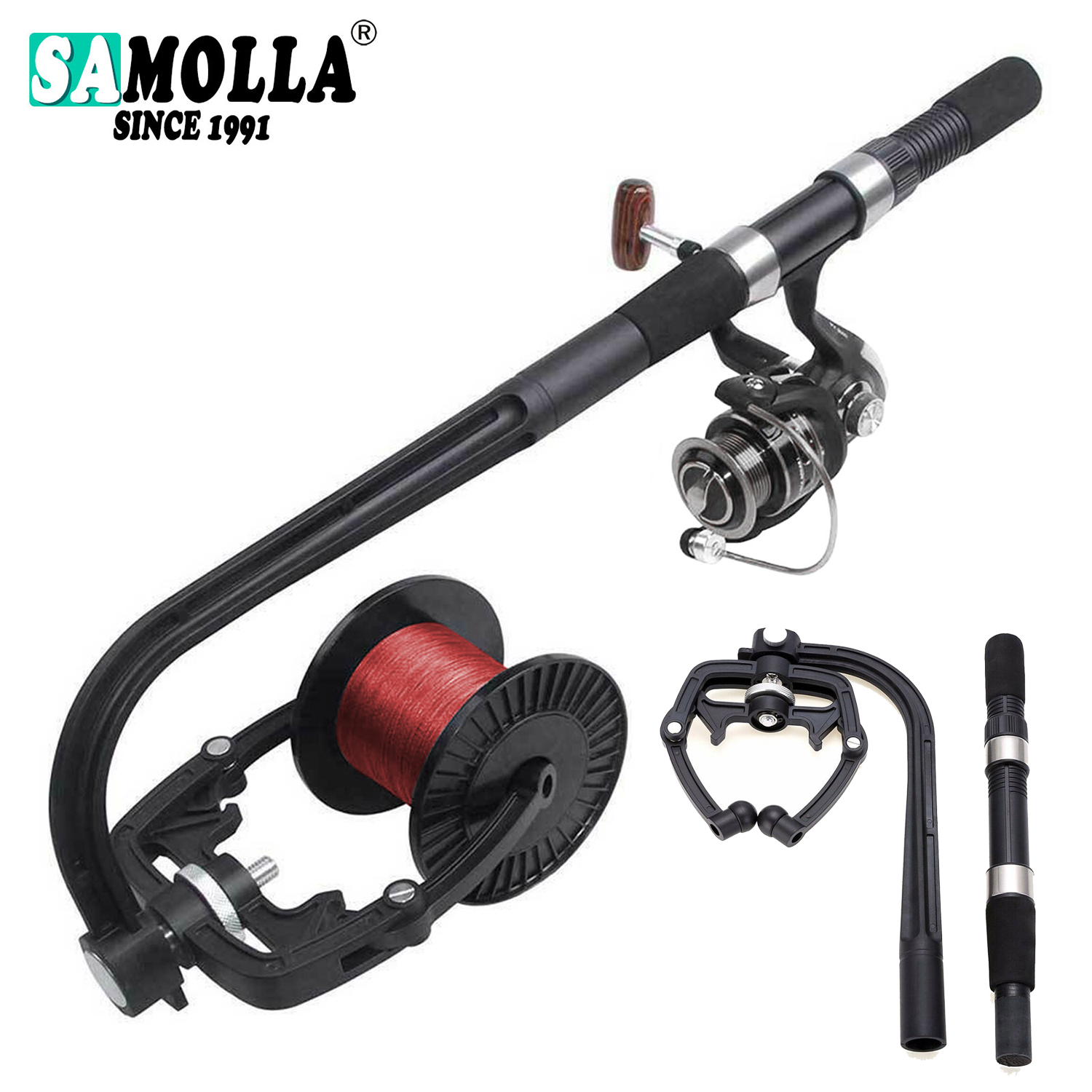 Fishing Line Spooler For Spinn - огляд і ціна Spincast Reel