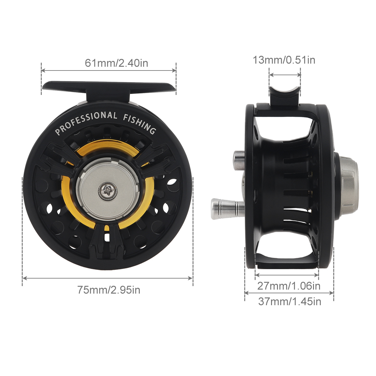 3BB Ball Bearing Full Metal Fl - огляд і ціна Ice Fishing Reel